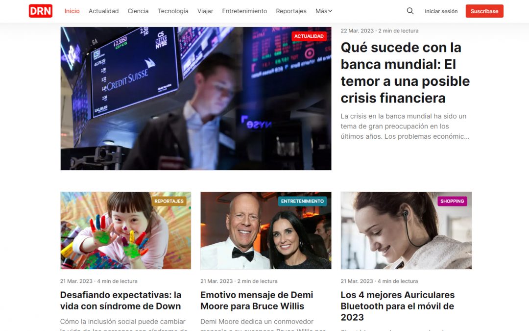 DRN.news – El nuevo periódico digital en español con las noticias más interesantes