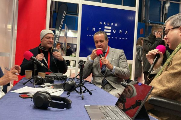 Javier Font, primero por la derecha e Ignacio Tremiño a su lado.